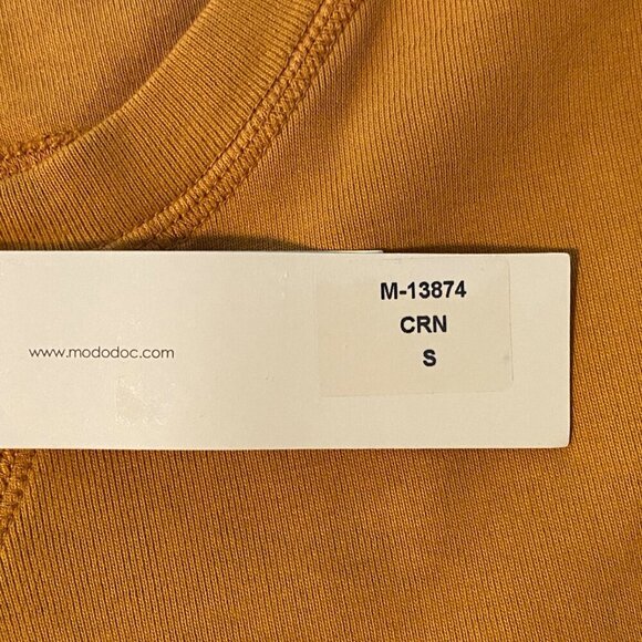 Mod-O-Doc Shirt Mens Size S Crew Neck Long Sleeve Pullover Casual M-13874 - Picture 6 of 8